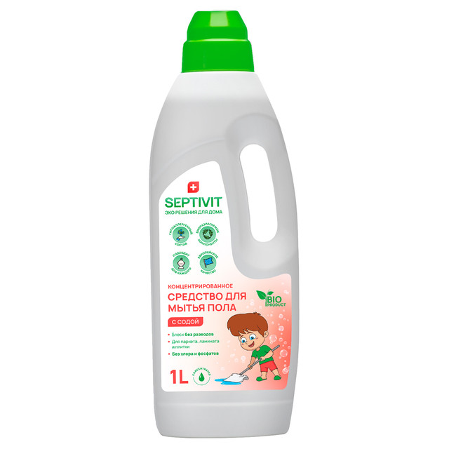 

Средство для пола Septivit Premium с содой 1л