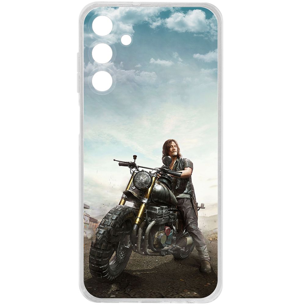

Чехол-накладка Krutoff Clear Case Ходячие мертвецы. Дэрил для Samsung Galaxy A15 4G (A155), Прозрачный