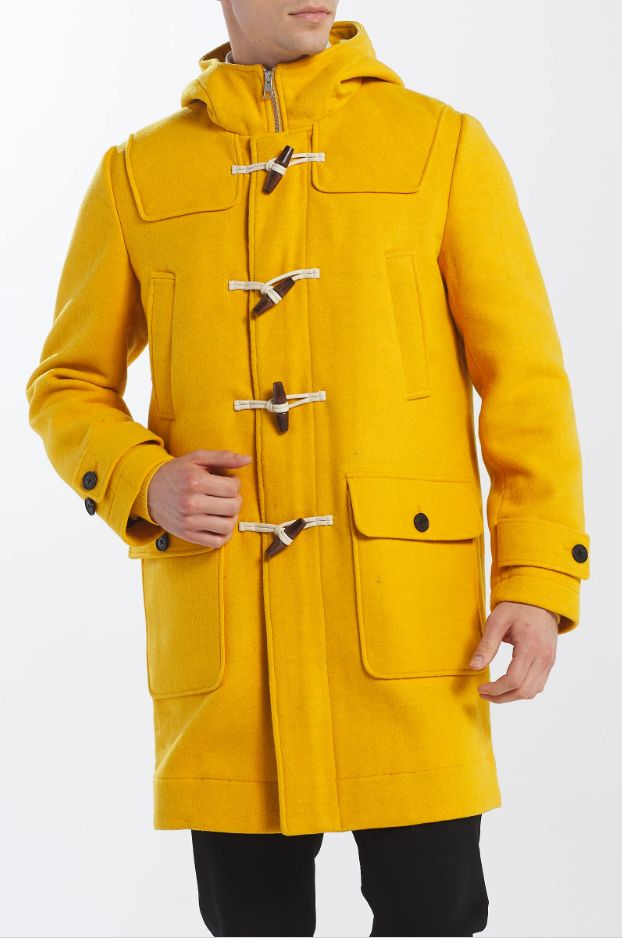 Пальто мужское GANT 7006030 желтое 5XL
