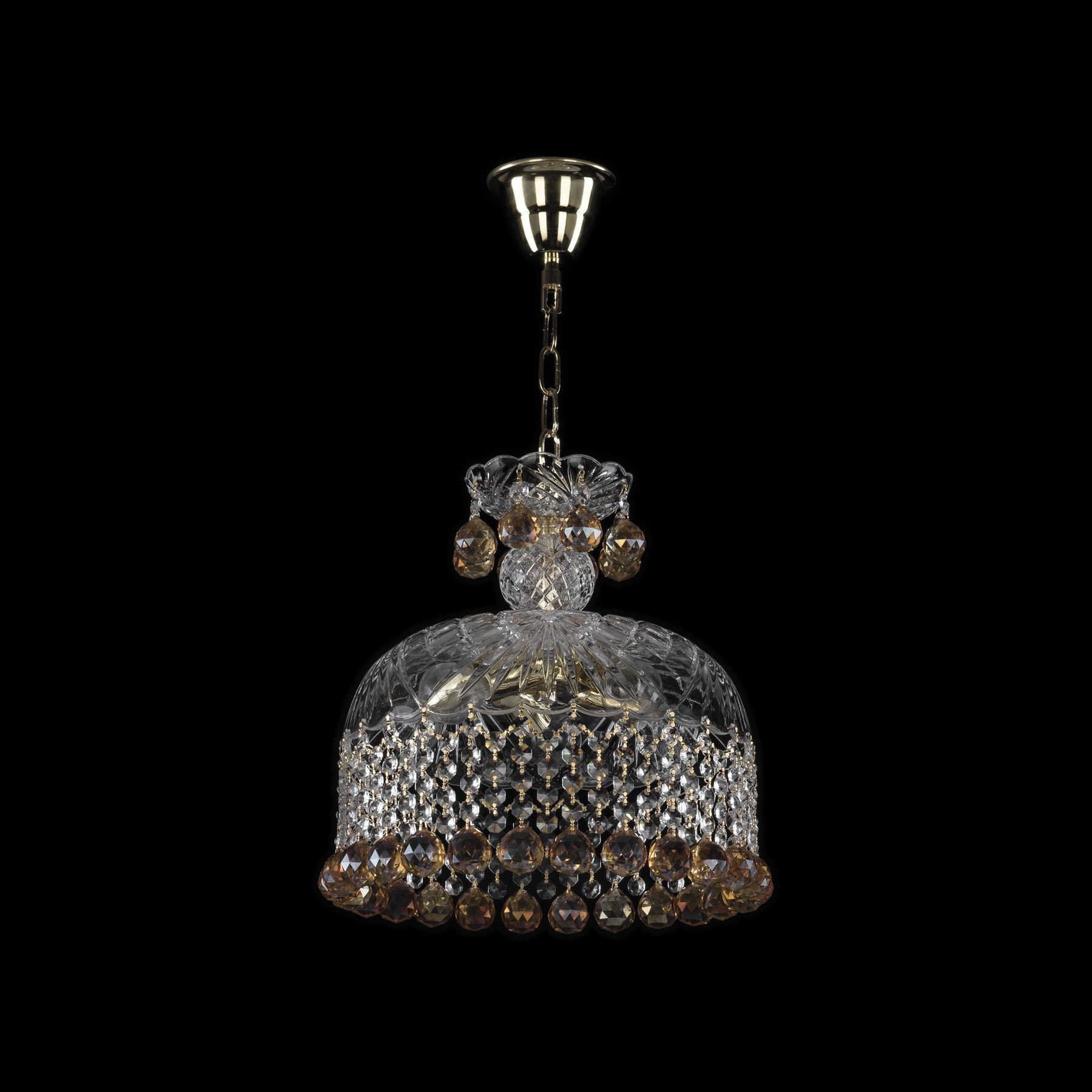 фото Люстра хрустальная подвесная 14781/30 g balls k777 bohemia ivele crystal