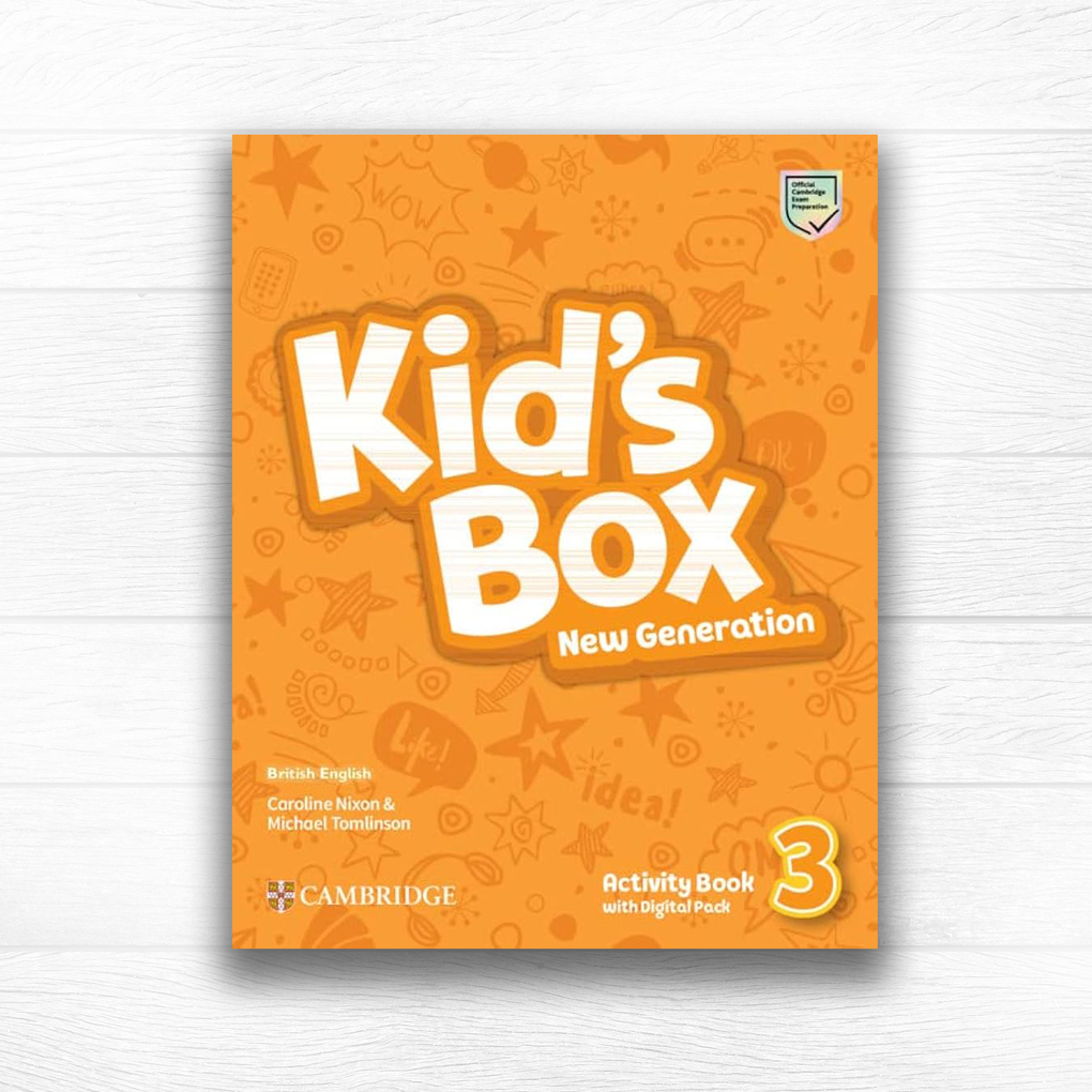 

Kid's Box New Generation 3 AB, Digital Pack, рабочая тетрадь, 9781108895545