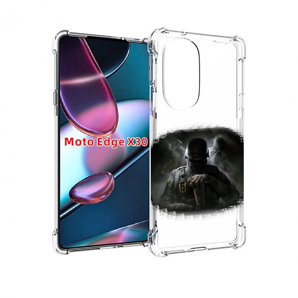 

Чехол MyPads Rainbow Six Siege для Motorola Moto Edge X30, Прозрачный, Tocco