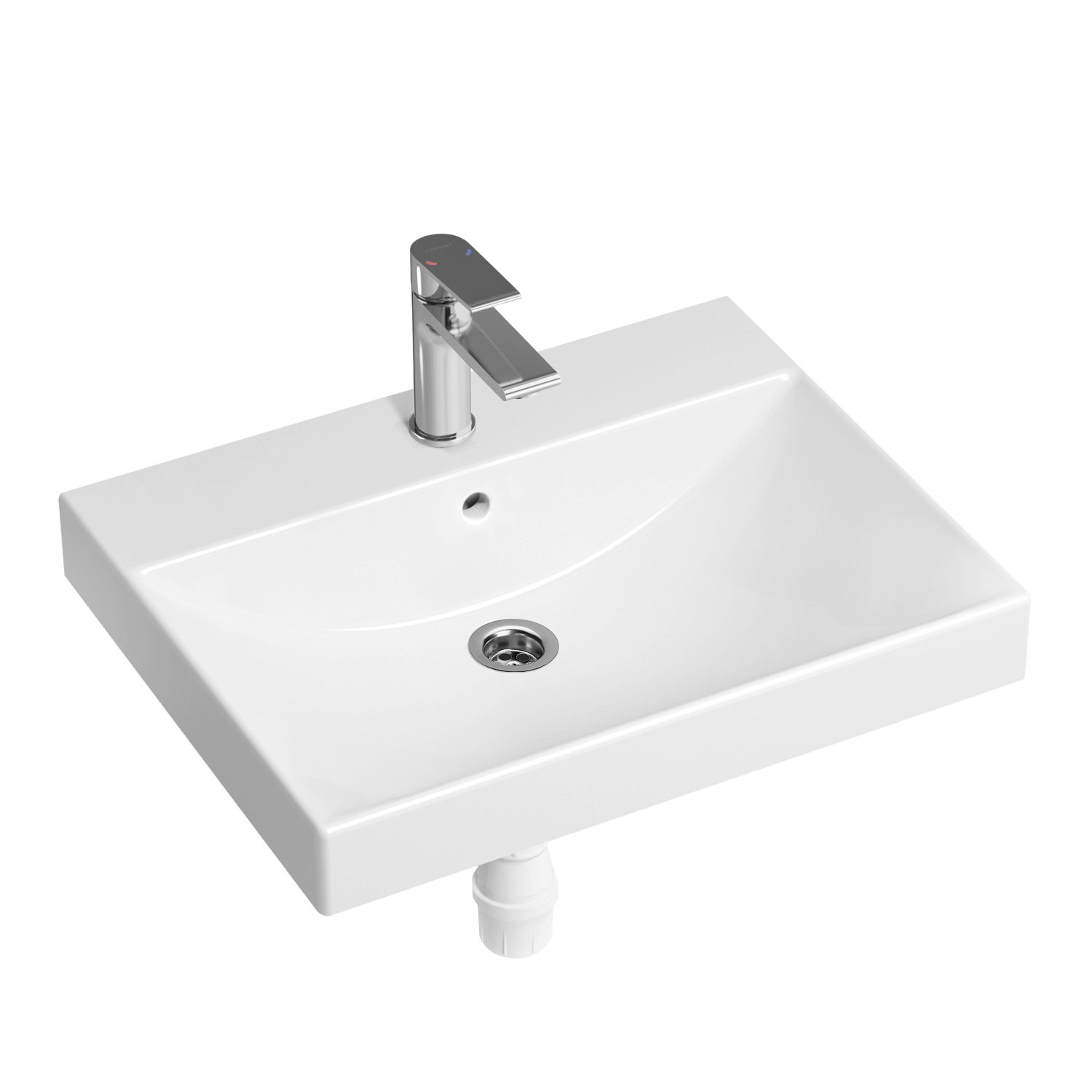 

Комплект 3 в 1 Lavinia Boho Bathroom Sink 21510366, врезная раковина 60 см