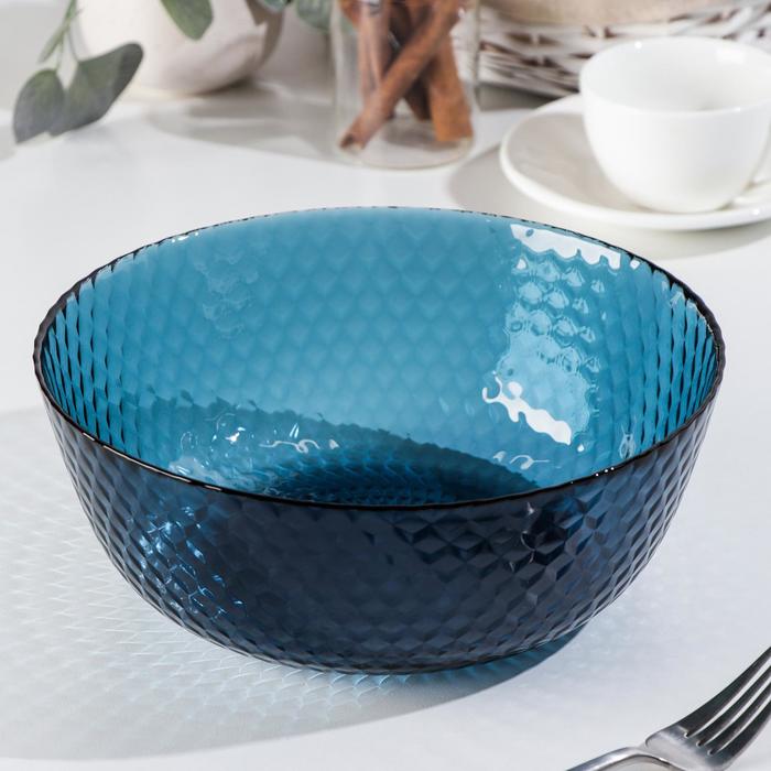 

Салатник «Идиллия», d=23 см, цвет лондон топаз