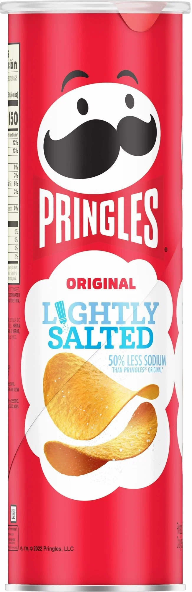 

Картофельные чипсы Pringles Lightly Salted Original c солью 149 г, Картофельные