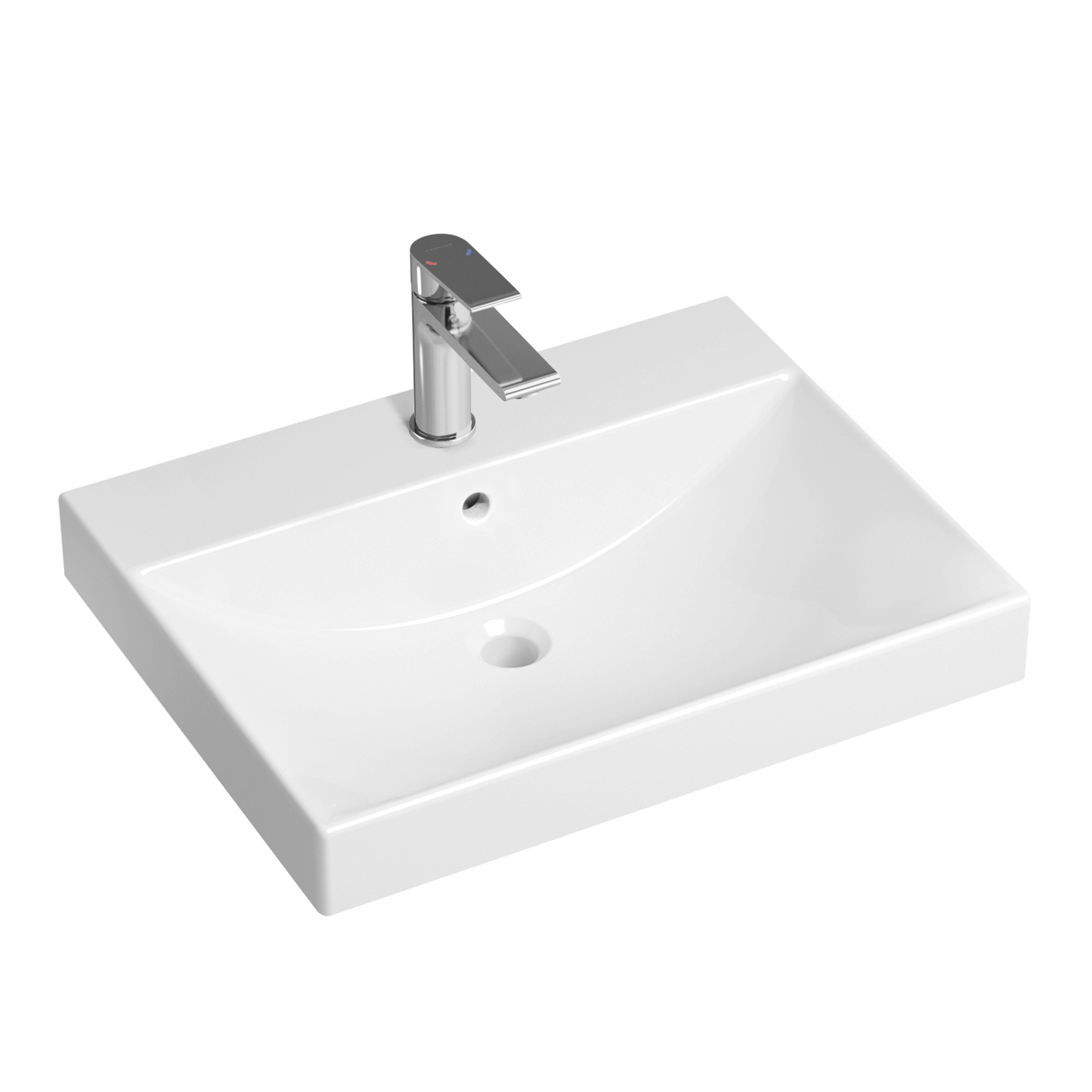 фото Комплект 2 в 1 lavinia boho bathroom sink 21510367, врезная раковина 60 см