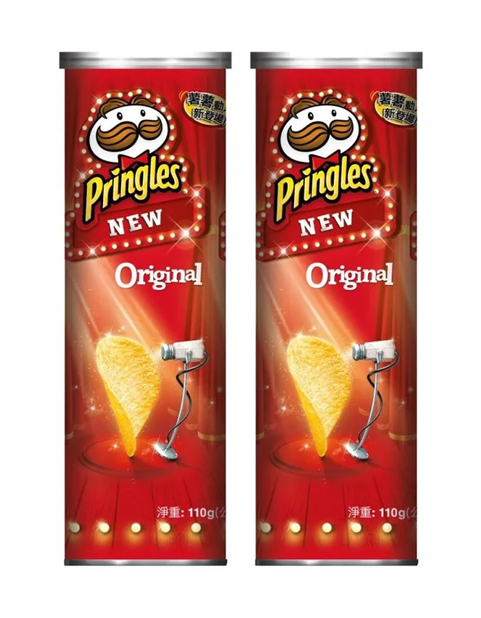 

Картофельные чипсы Pringles Original 110 г 2 шт., Картофельные
