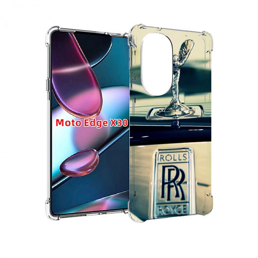 

Чехол MyPads Rolls Royce ролс роис 1 для Motorola Moto Edge X30, Прозрачный, Tocco