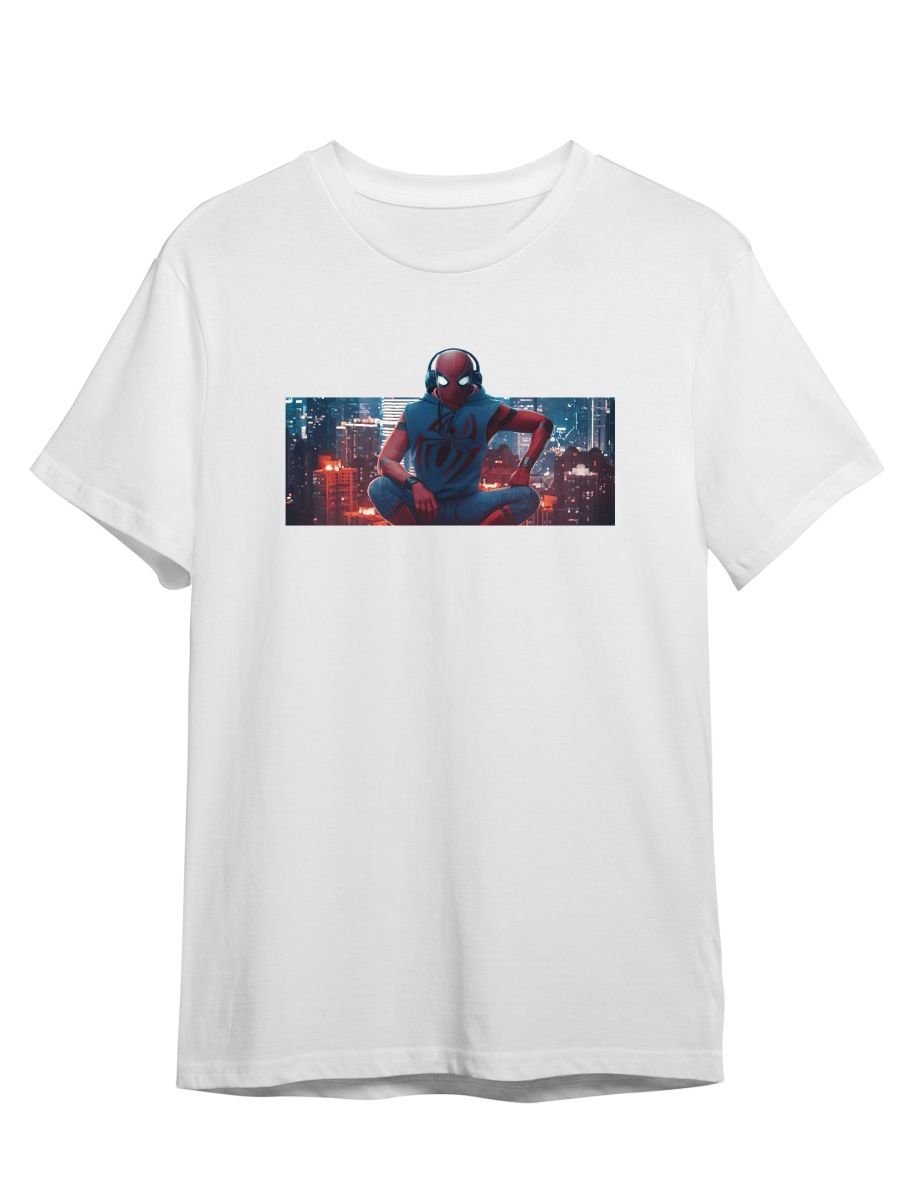 

Футболка унисекс СувенирShop Spider-man/Человек-паук/Marvel 11 белая L (48-50), Белый, "Spider-man/Человек-паук/Marvel" 11