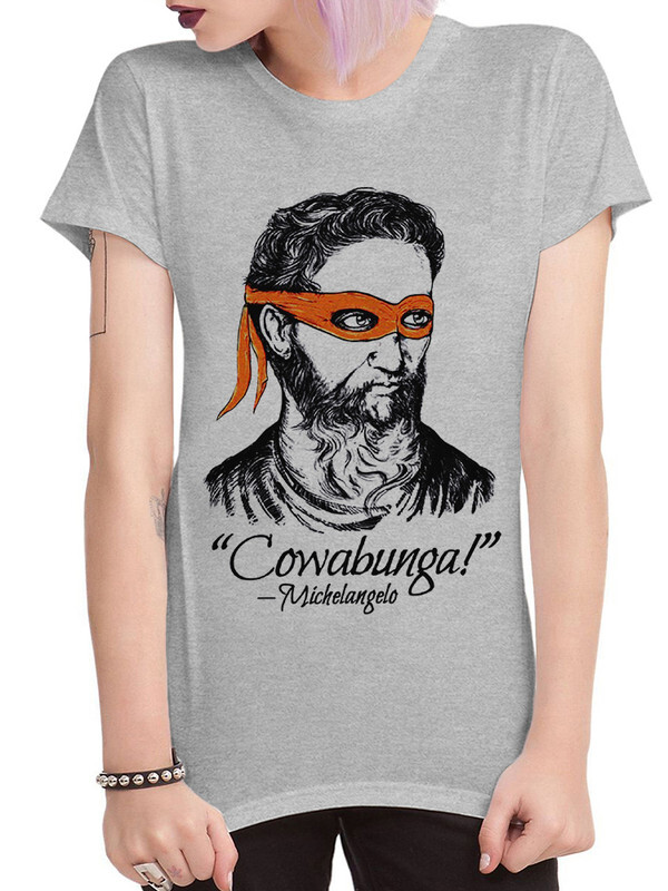 

Футболка женская Dream Shirts Микеланджело серая XS, Серый, Микеланджело