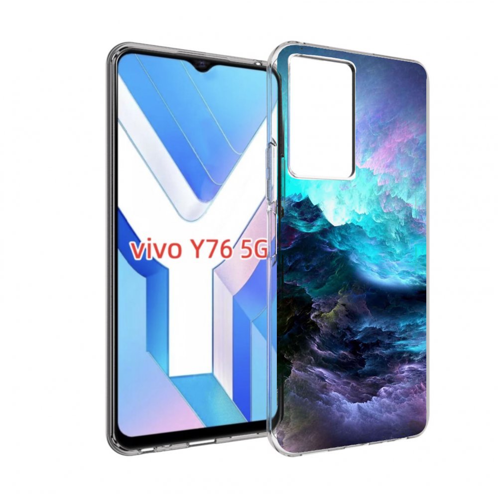 

Чехол MyPads Волна для Vivo Y76 5G, Прозрачный, Tocco