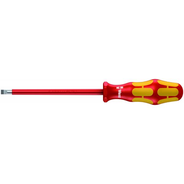 

Отвёртка диэлектрическая Wera, VDE, SL 1.0х5.5х125 мм, WE-006120