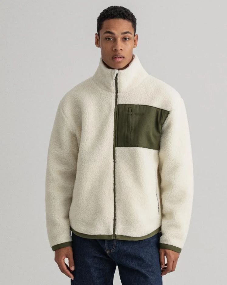

Бомбер мужской GANT 2045002 белый 3XL, 2045002