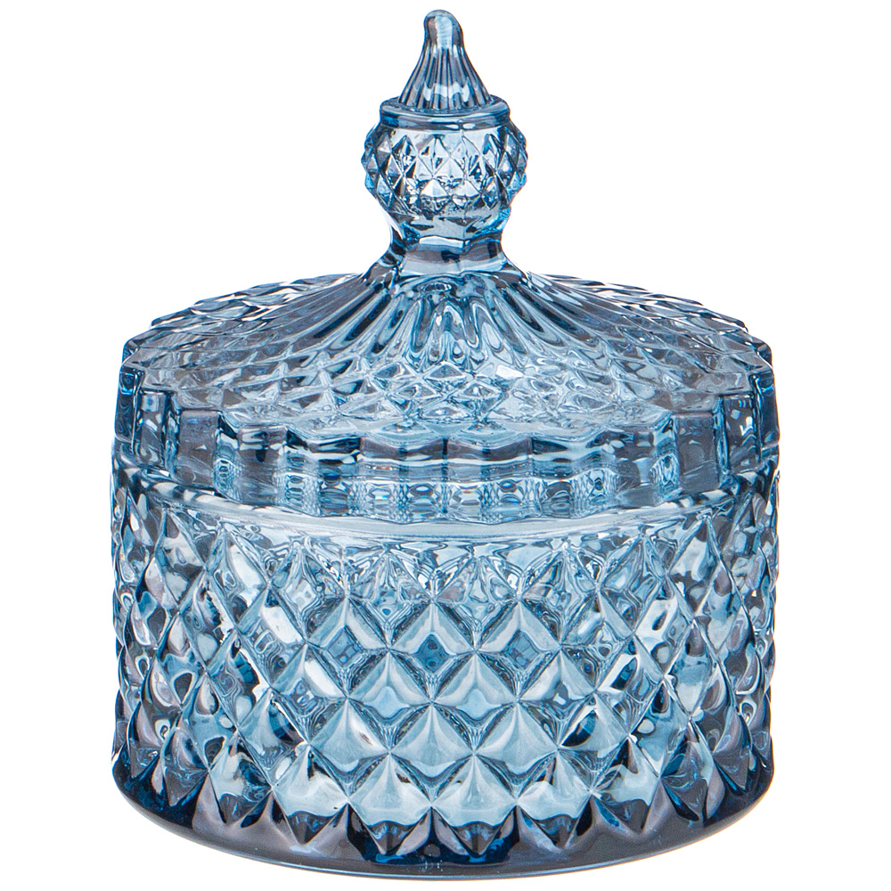 

Набор из 2 штук Емкость для хранения Lefard Diamant blue 8.5х8.5х10 см, Голубой