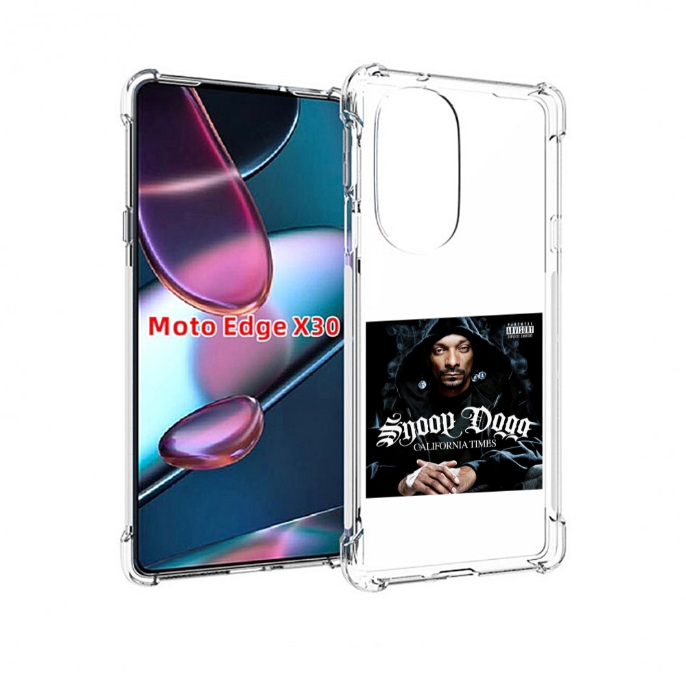 

Чехол MyPads Snoop Dogg CALIFORNIA TIMES для Motorola Moto Edge X30, Прозрачный, Tocco