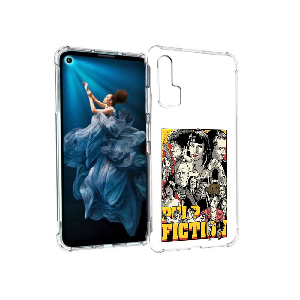 

Чехол MyPads Tocco для Honor 20 Pro комикс картинка (PT129185.18.390), Прозрачный, Tocco