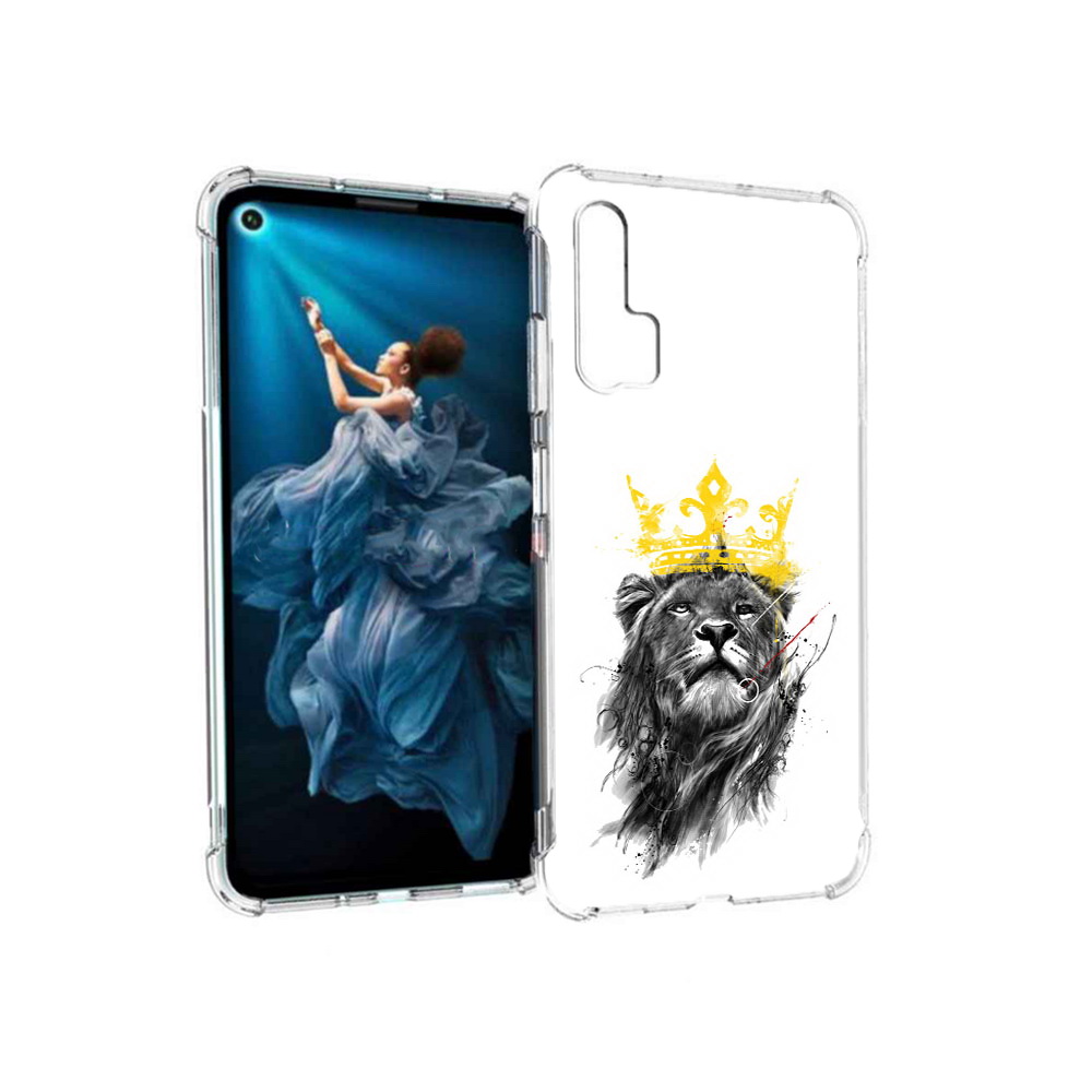 

Чехол MyPads Tocco для Honor 20 Pro король-лев (PT129185.18.391), Прозрачный, Tocco
