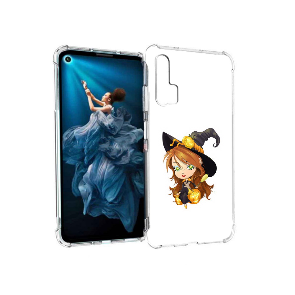 

Чехол MyPads Tocco для Honor 20 Pro Ведьмочка (PT129185.18.40), Прозрачный, Tocco