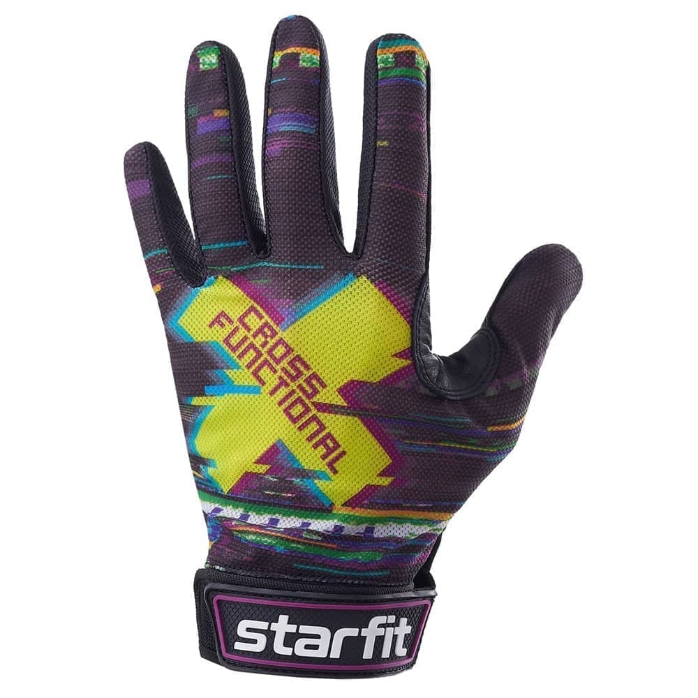 Starfit WG-104 Перчатки для фитнеса Черный/Разноцветный M