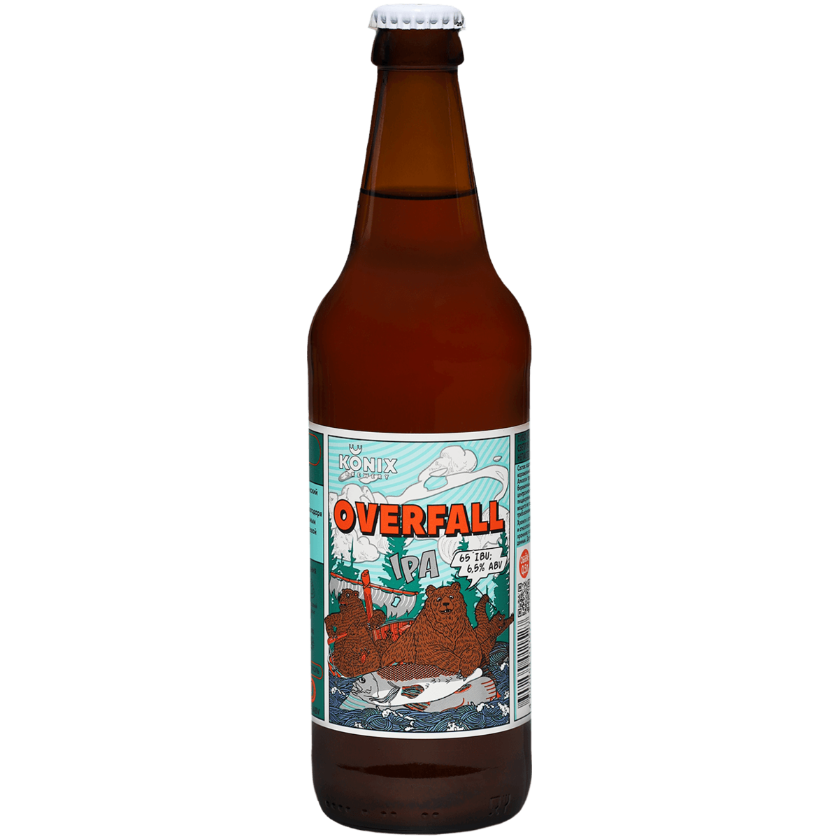 

Пиво Konix Brewery Overfall IPA светлое 0,5 л