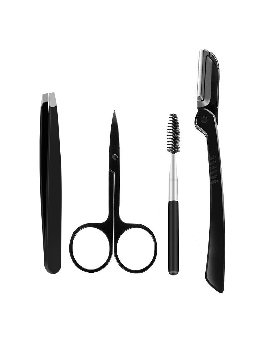 Набор бровиста 4 инструмента Proshka Beauty для моделирования бровей швейный набор 21 предмет
