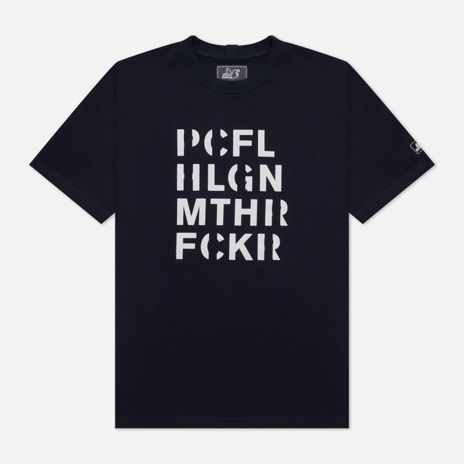 

Футболка мужская Peaceful Hooligan PHS22TEEPRT20-NVY синяя 2XL, PHS22TEEPRT20-NVY