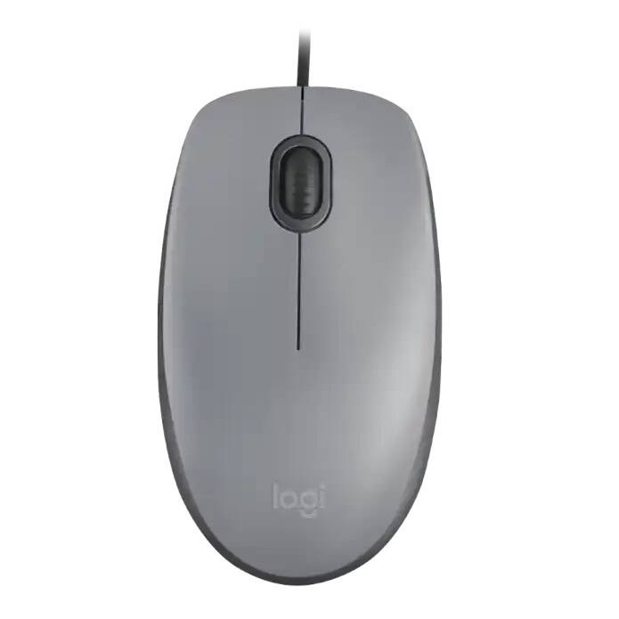 Проводная мышь Logitech M110 серый (910-006760)