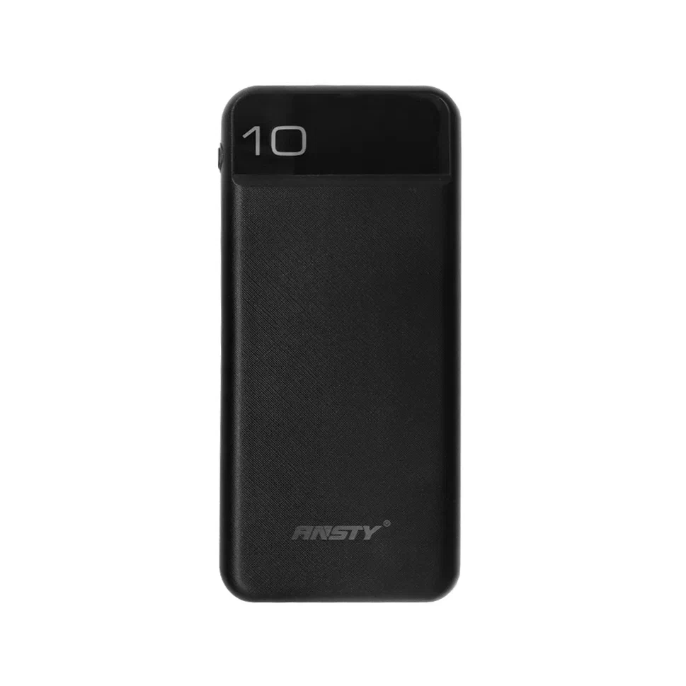 фото Внешний аккумулятор ansty ap-009 11200 mah 2 usb с дисплеем черный