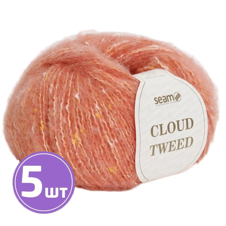 

Пряжа SEAM Cloud Tweed (57563), меланж, 5 шт. по 50 г