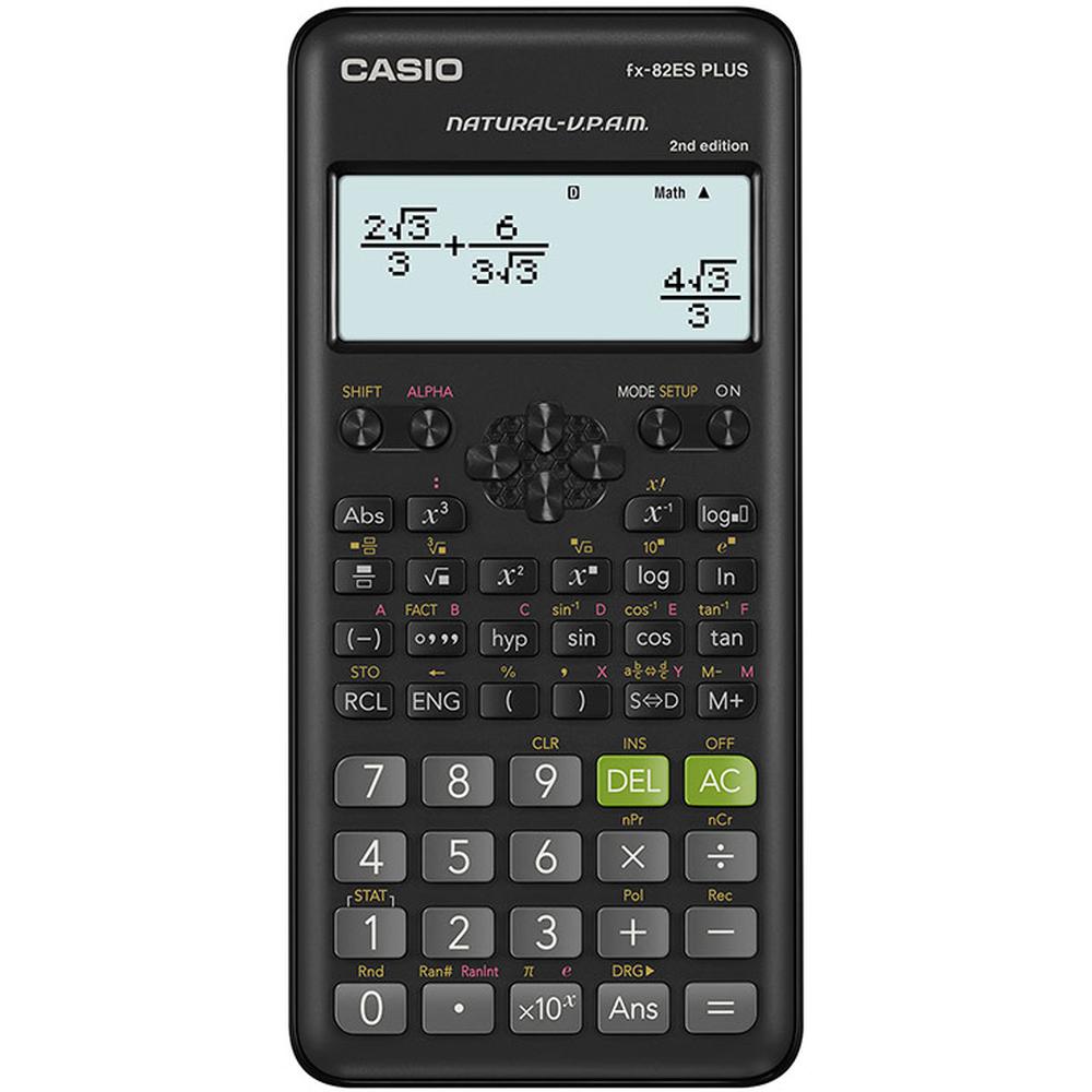 Калькулятор Casio FX-82ESPLUS-2-SETD черный 12-разр.