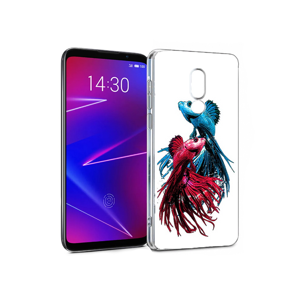 

Чехол MyPads Tocco для Meizu 16 рыбы петушки (PT121074.83.592), Прозрачный, Tocco