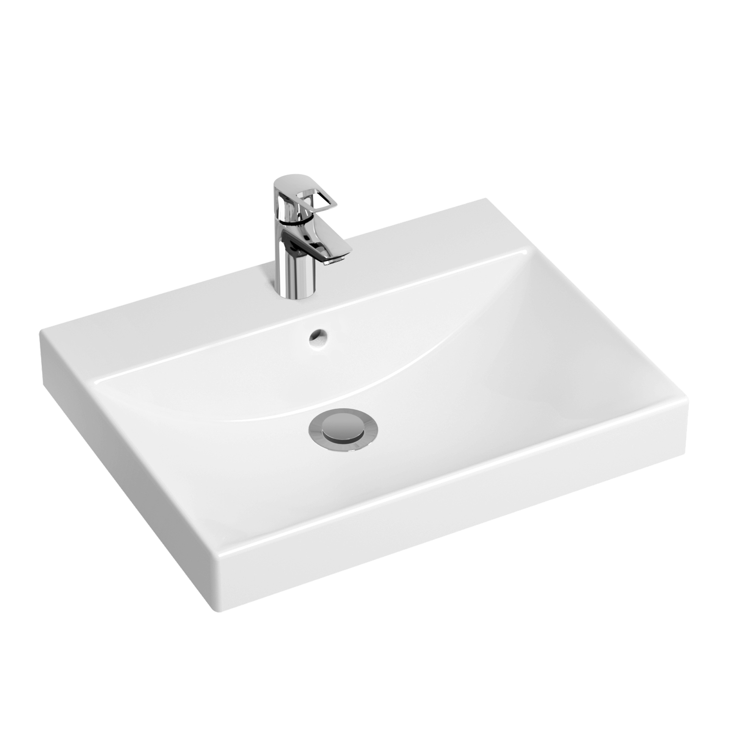 

Комплект 2 в 1 Lavinia Boho Bathroom Sink 21510409, врезная раковина 60 см