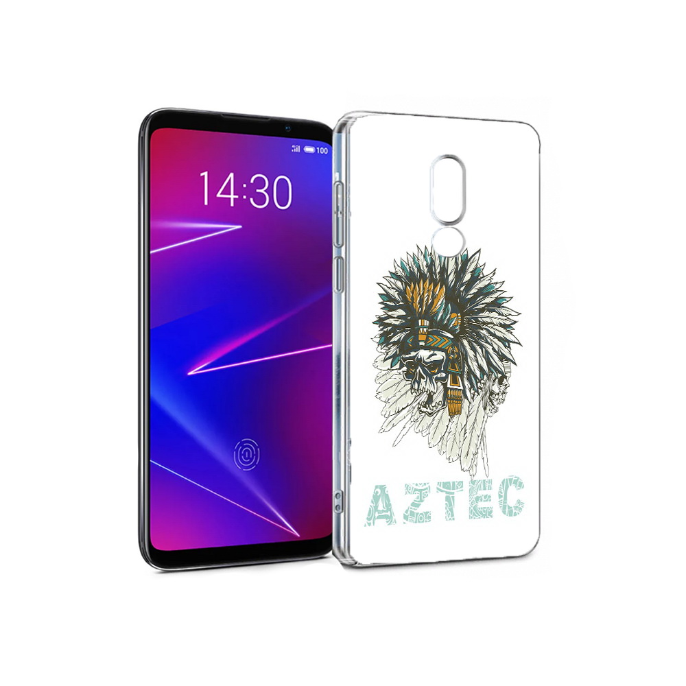 

Чехол MyPads Tocco для Meizu 16 скелет индеец (PT121074.83.602), Прозрачный, Tocco
