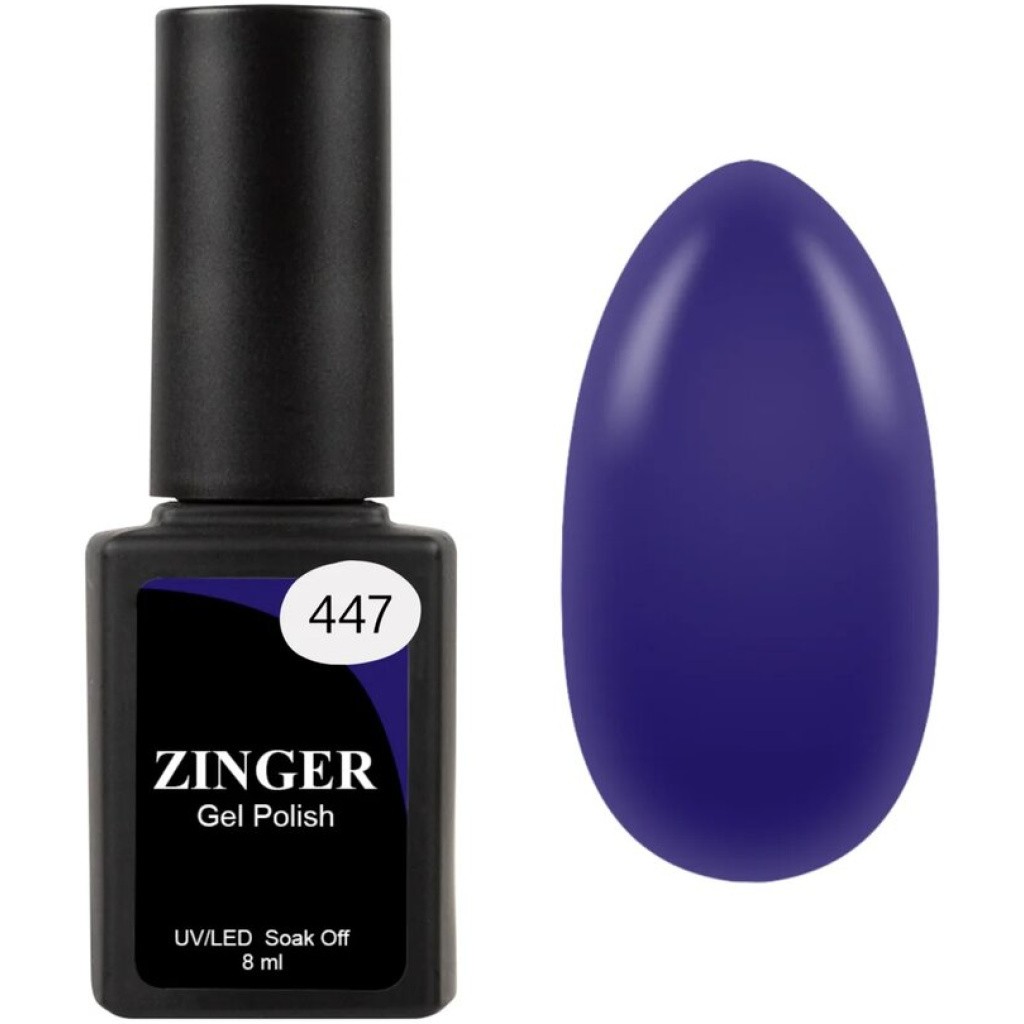 

Гель-лак Zinger 447 Королевский синий