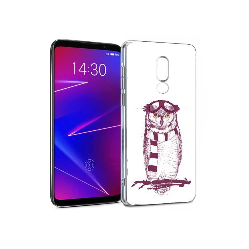 

Чехол MyPads Tocco для Meizu 16 сова-летчик (PT121074.83.612), Прозрачный, Tocco