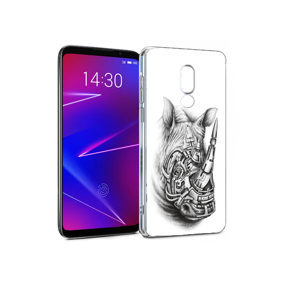 

Чехол MyPads Tocco для Meizu 16 стальной носорог (PT121074.83.620), Прозрачный, Tocco