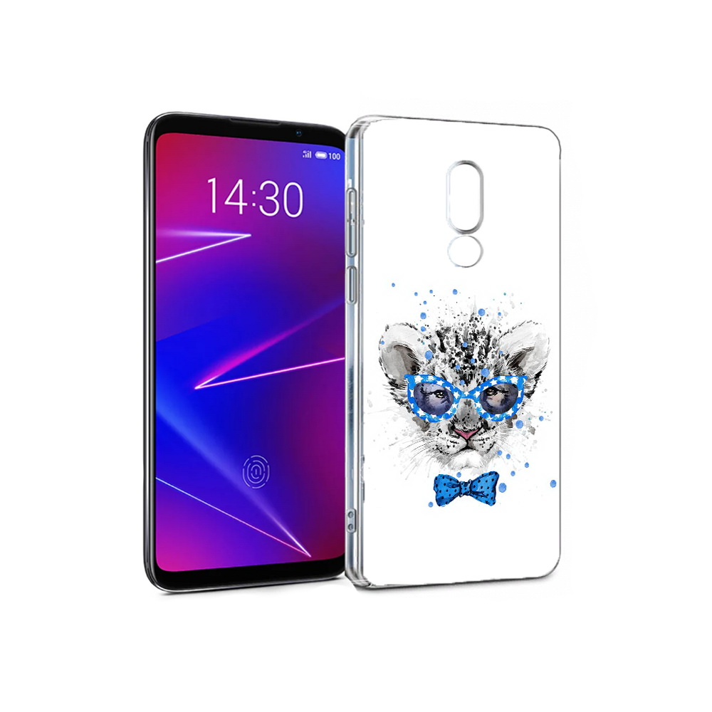 

Чехол MyPads Tocco для Meizu 16 тигренок с бабочкой (PT121074.83.642), Прозрачный, Tocco