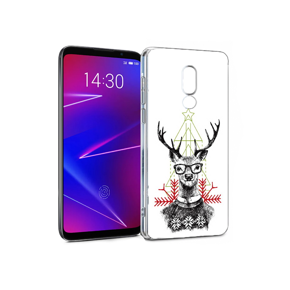 

Чехол MyPads Tocco для Meizu 16 умный олень (PT121074.83.652), Прозрачный, Tocco
