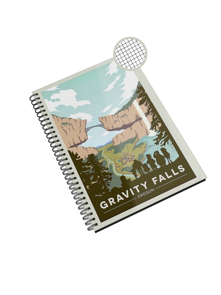 

Блокнот в клетку CувенирShop "Гравити Фолз/Gravity Falls" А4 48 листов, NP-MUGF1-A4/2