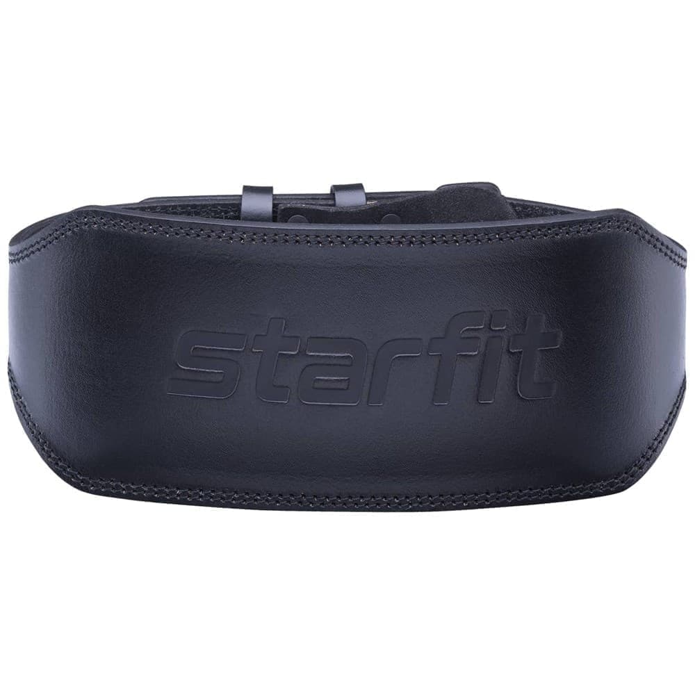 фото Starfit pro su-321 пояс атлетический 6 дюйма, натуральная кожа l