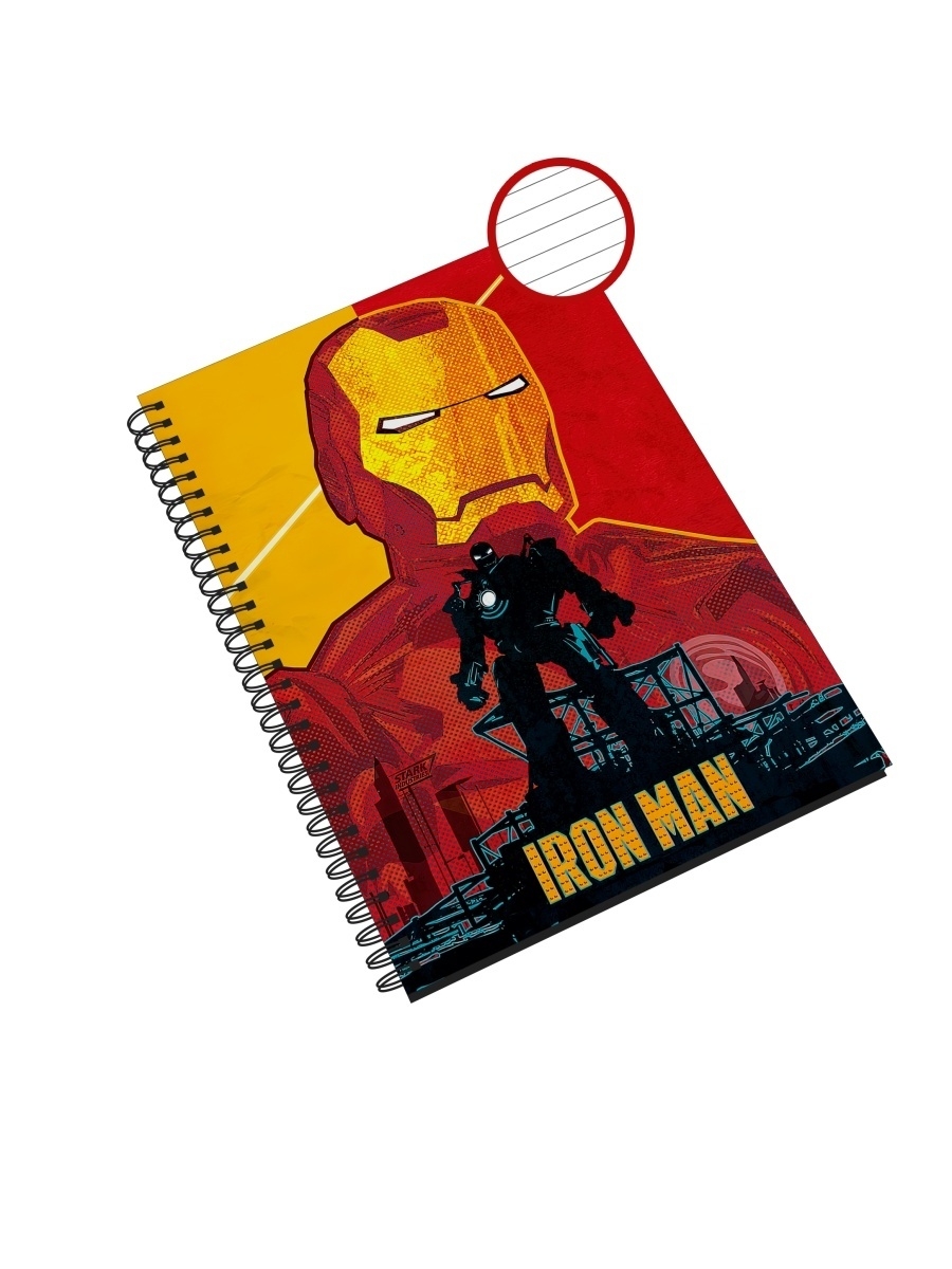 

Блокнот в линейку CувенирShop "Iron Man/Железный человек" А4 48 листов, NP-FMMS1-A4/3