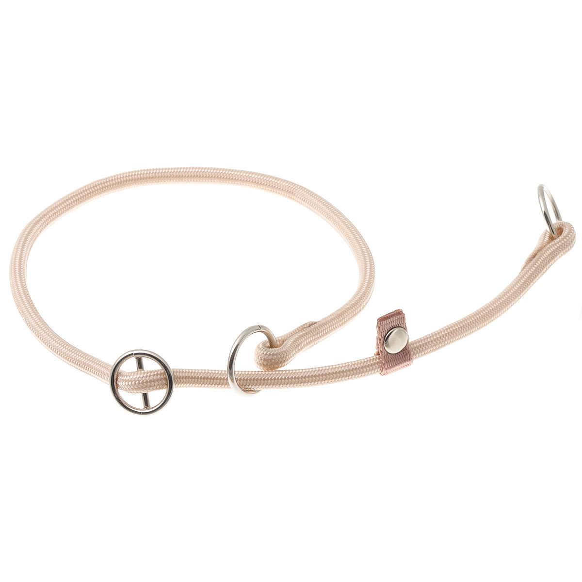 

Ошейник-удавка для собак V.I.Pet со стопором, слоновая кость, нейлон, 6 мм x 50 см, Ошейник-удавка (СО СТОПОРОМ) 6х50