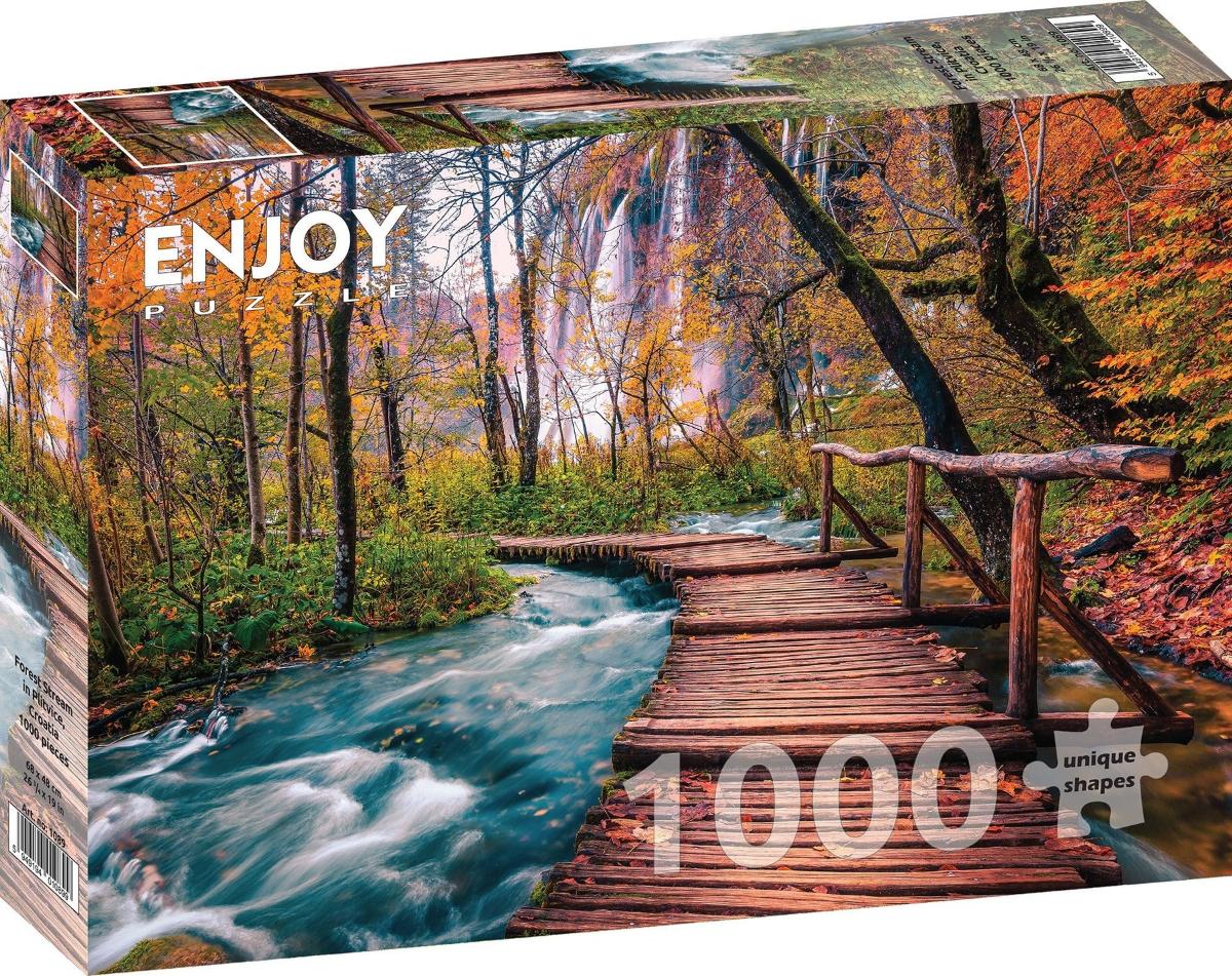 

Пазл Enjoy 1000 дет Лесной поток в Плитвике, Хорватия, EN1000