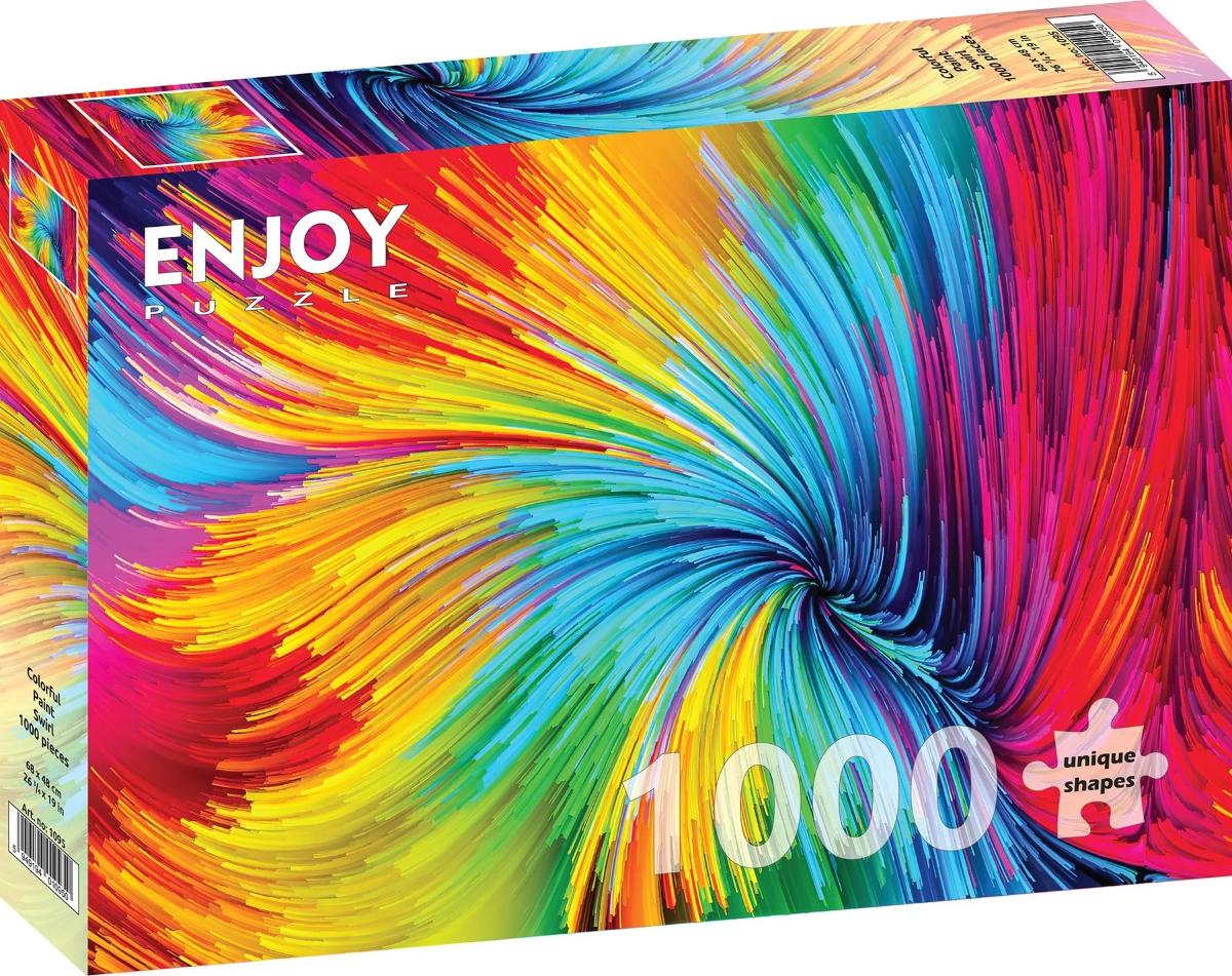 

Пазл Enjoy 1000 дет Красочный вихрь красок, EN1000