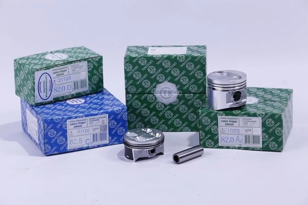 

Поршни 21124 (82.0-D) "STC" с пальцами и кольцами