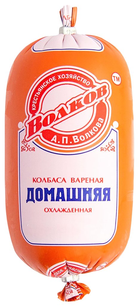 

Колбаса Волков Домашняя вареная 2 сорт 450 г