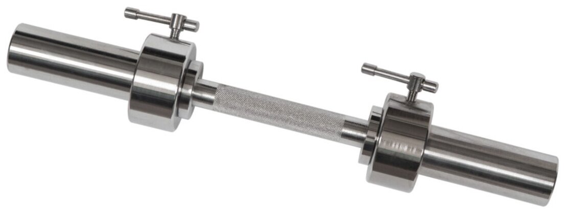 

Гриф для штанги гантельный MB Barbell MB-BARM50-530L 53 см, 50 мм, Серебристый, MB-BARM50-530L