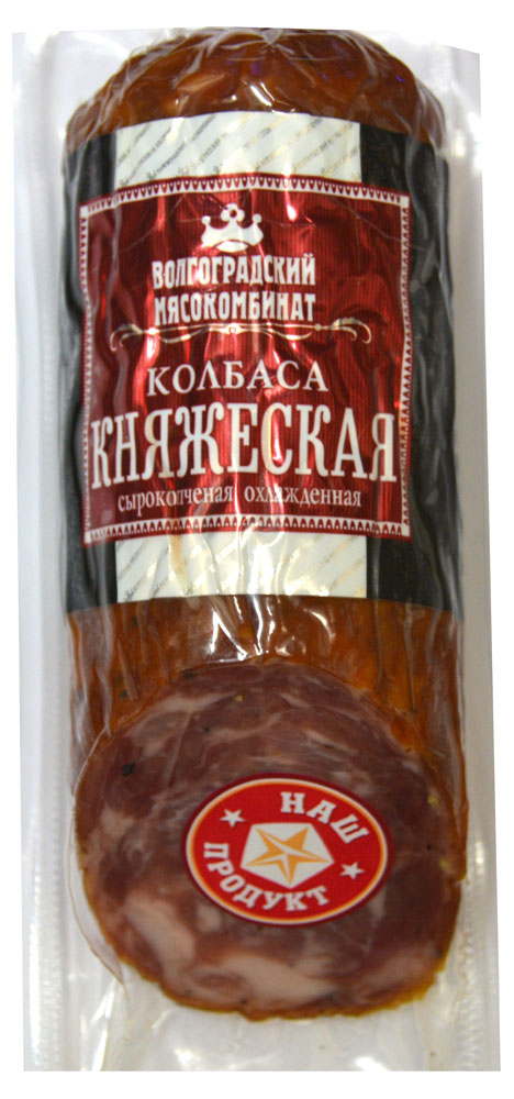 

Колбаса КХ Волков Княжеская сырокопченая 250 г