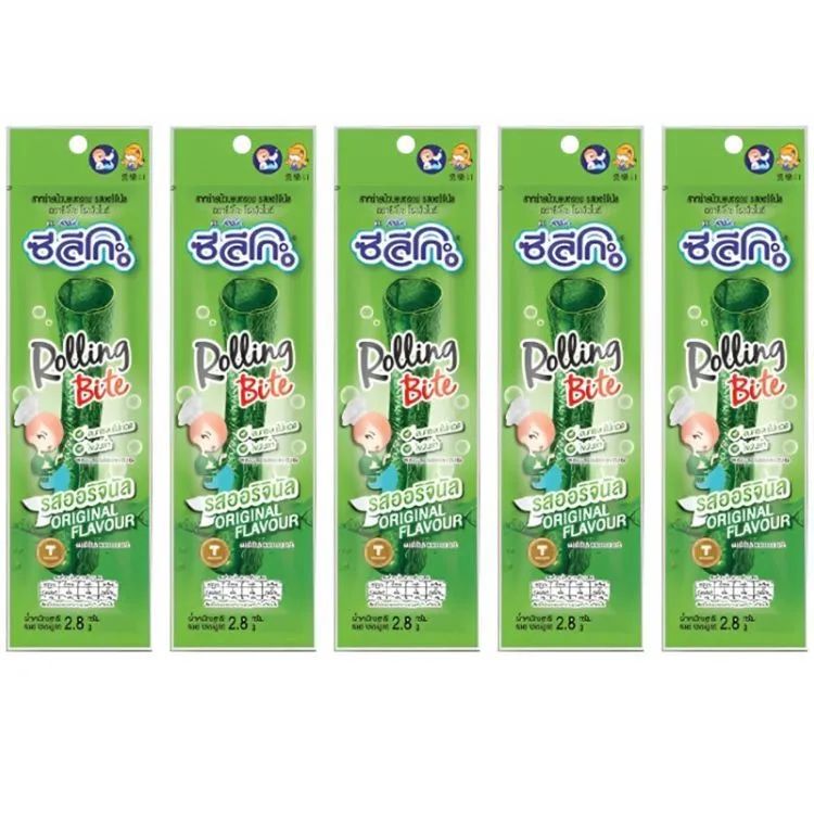 Морская капуста Seleco с оригинальным вкусом, 5 шт по 2,8 г