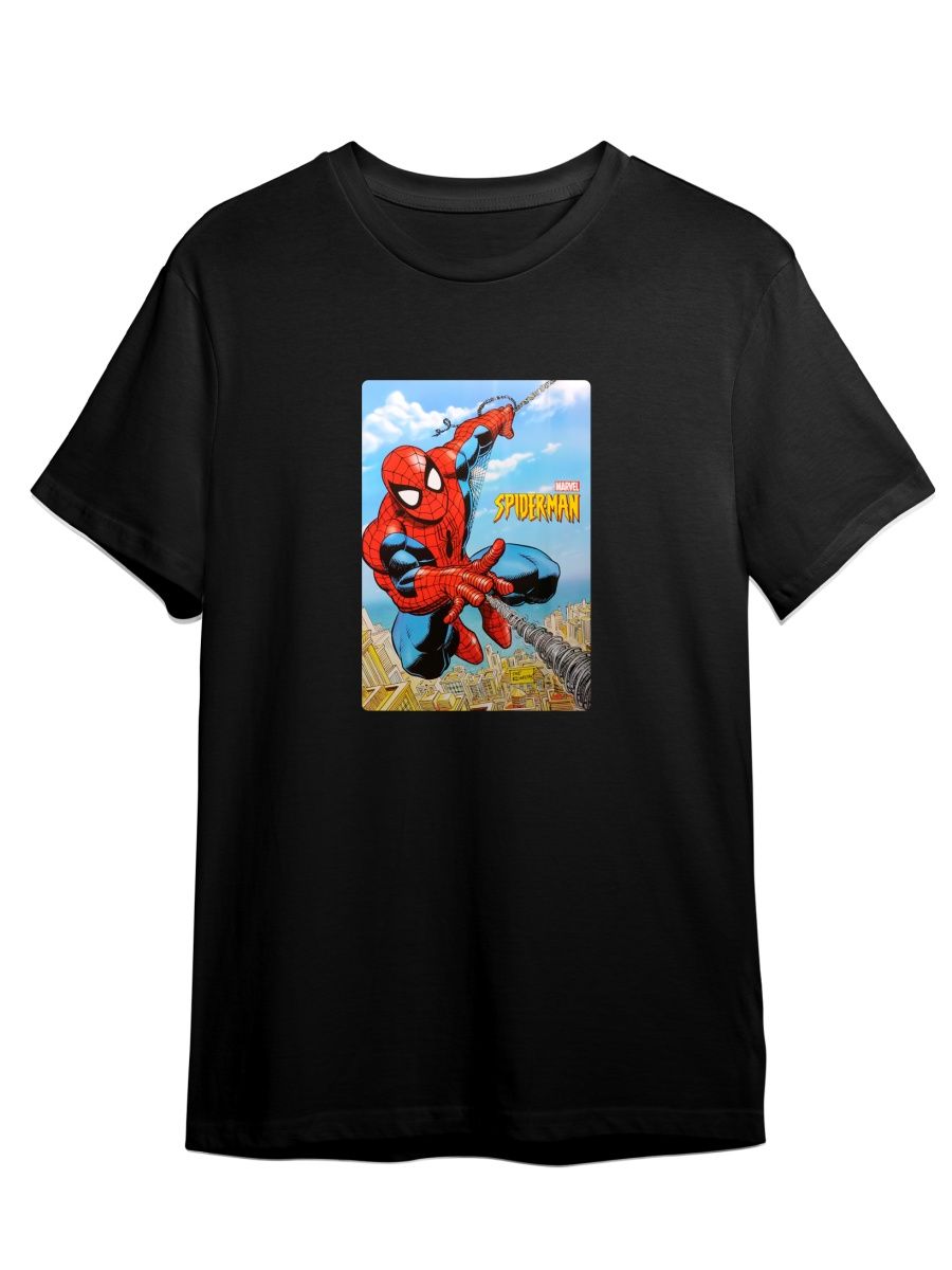 

Футболка унисекс СувенирShop Spider-man/Человек-паук/Marvel 17 черная 3XL (56-58), Черный, "Spider-man/Человек-паук/Marvel" 17